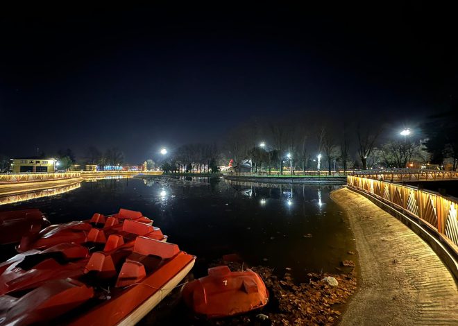 Aziz Duran Parkı’nın gece görüntüsü bu dokunuşla değişti