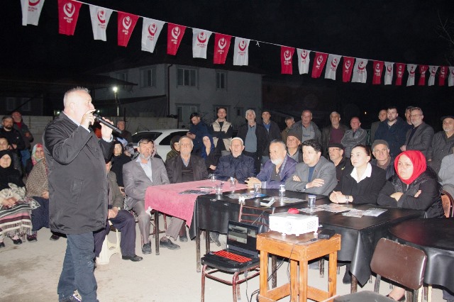 Koray Oktay Özten; seçim öncesi Akçakamış Mahallesi’nde halkla buluştu