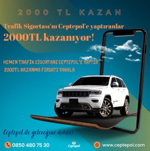 Kaskosunu ceptepol.com’a yaptıranlar kazanıyor!