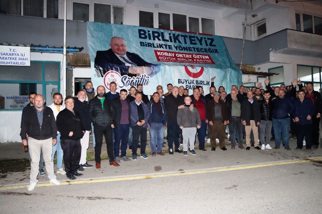 Özten: “Tek arzumuz, Söğütlü’müze layık hizmetlere imza atmak”