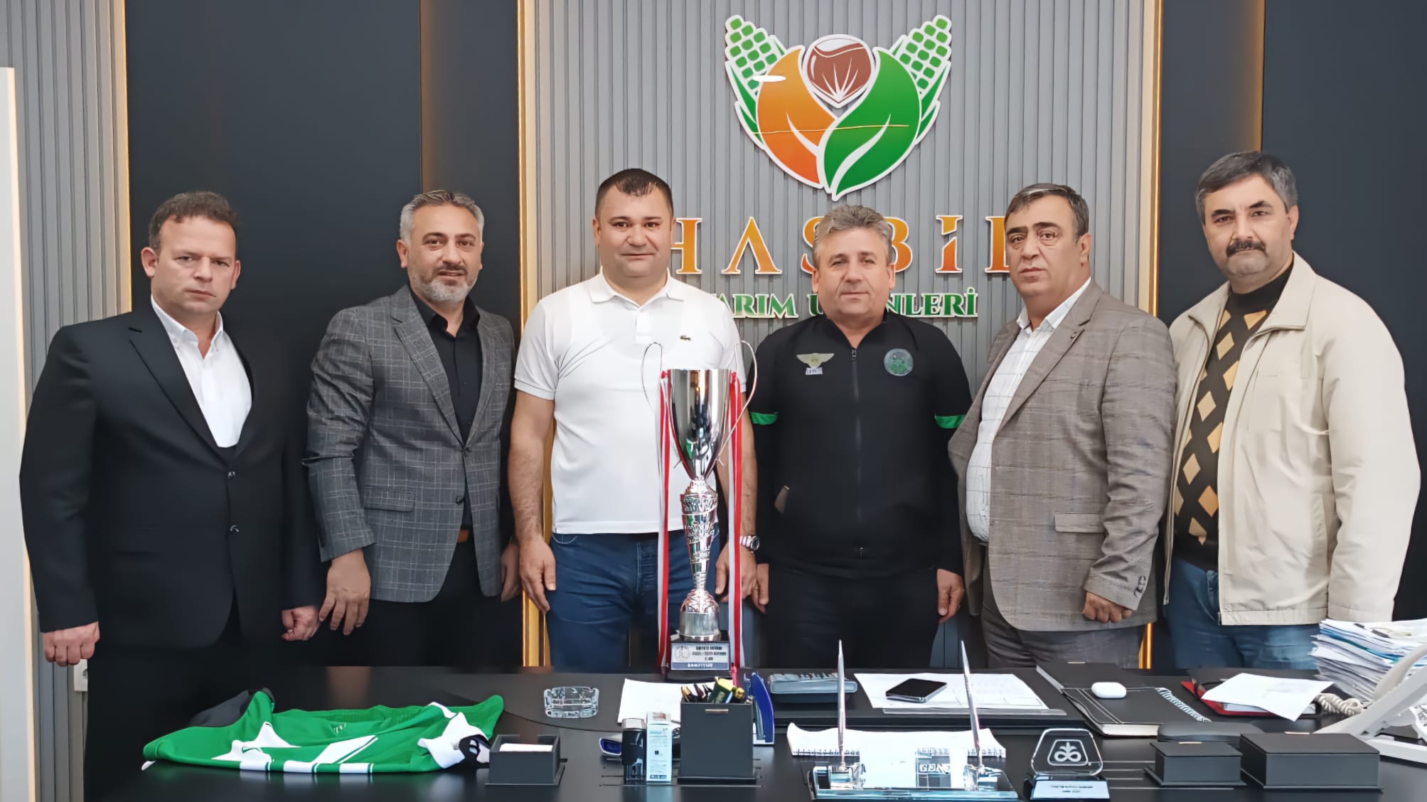 Sakarya Ampute Futbol Kulübü’nden Hasbil Tarım’a ziyaret