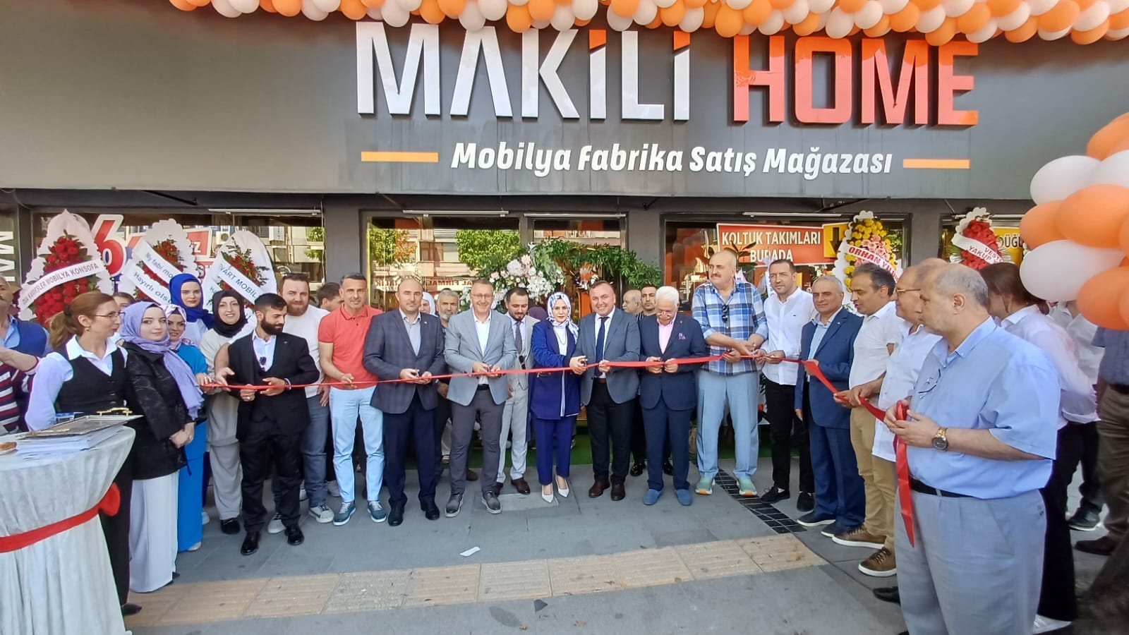 Makili Home Mobilya Satış Mağazası’nın Bulvar Şubesi; görkemli bir törenle açıldı