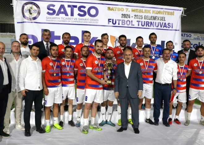 Agdaş, SATSO Futbol Turnuvası Şampiyonu oldu