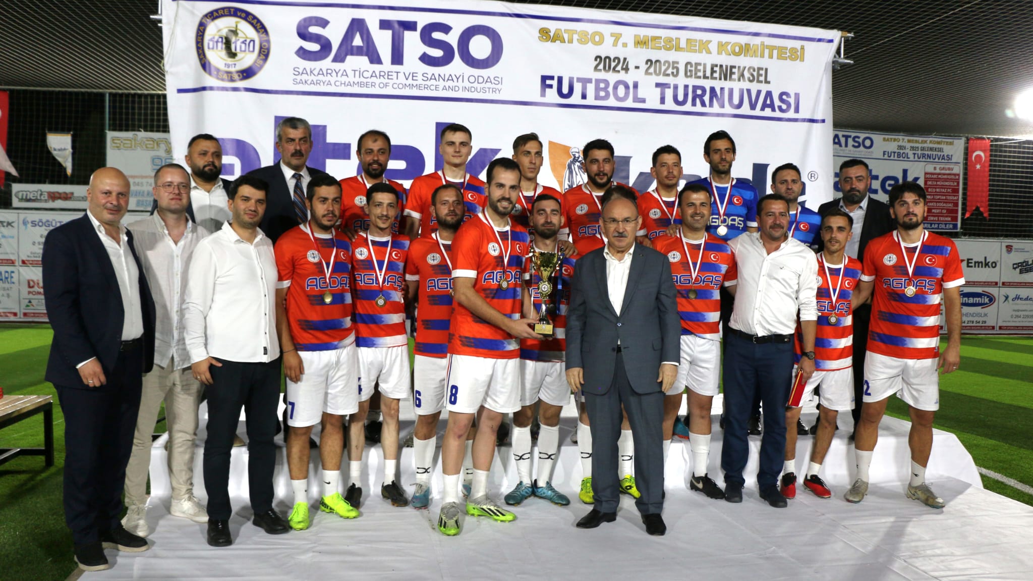 Agdaş, SATSO Futbol Turnuvası Şampiyonu oldu