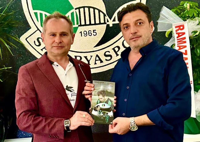 Sakaryaspor’da dostane buluşma: Akif Yener ve Başkan Gökhan İn bir araya geldi