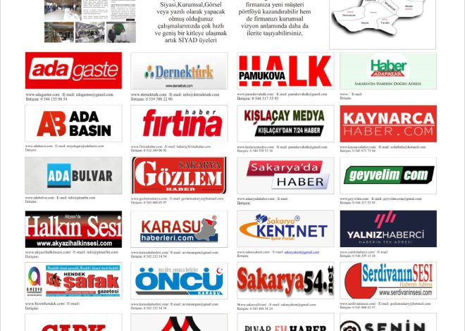 Sakarya İnternet Yayıncıları Derneği (SİYAD) yeni yönetimini seçiyor