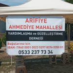 Arifiye Ahmediye Mahallesi Yardımlaşma ve Güzelleştirme Derneği Aşure Dağıttı