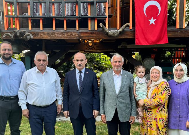 Vali Karadeniz ve Milletvekili İnci, Yunus Özçelik’in Meşeli Mahallesi’ndeki çiftlik evinde ağırlandı