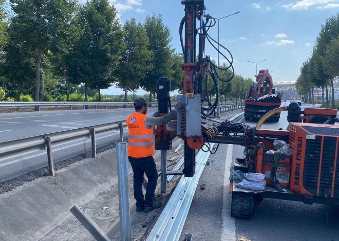 Büyükşehir Çevre Yolu’nda ‘güvenli ulaşım’ için mesaide