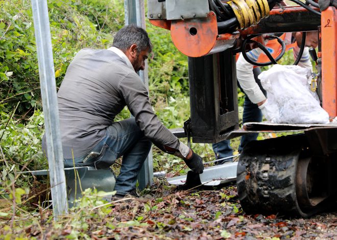 Büyükşehir’den uçurum kenarına çelik bariyerli önlem