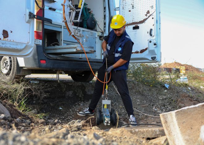 Robotlar altyapıya indi: 3 bin 300 metrelik hatta detaylı temizlik